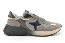 AMA grijze sneakers met zwart