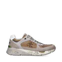 Premiata luxe sneakers bruin combi