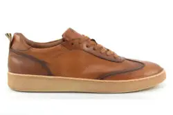 Flecs bruin leren sneakers
