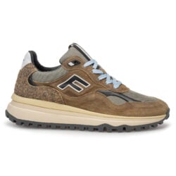 Floris van Bommel bruine sneakers