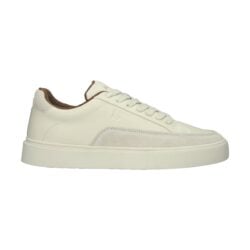 Blackstone wit leren sneakers