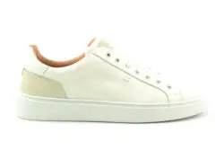 Giorgio effen off white leren sneakers