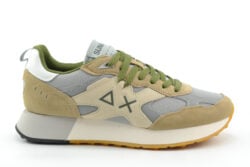 Sun68 sneakers beige-grijs-groen