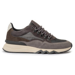 Floris van Bommel grijze sneakers Zager