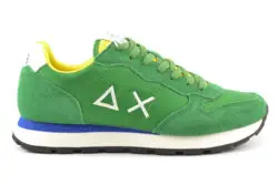 Sun68 lage sneakers groen-geel