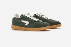 Hub groene suede sneakers