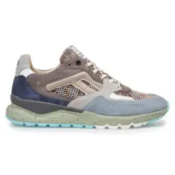 Floris van Bommel sneakers blauw-bruin