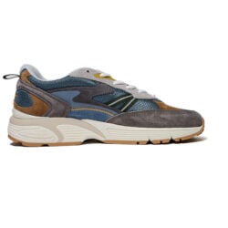 Hoff lage sneakers blauw-bruin-grijs