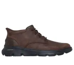 Skechers hoge veterschoenen bruin slip-ins