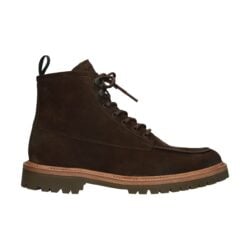Blackstone bruin suede veterboots/wol