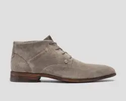 Rehab hoge veterschoenen taupe