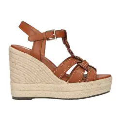 La Strada wedge sandalen bruin