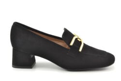 Unisa pumps zwart suede