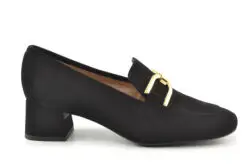 Unisa pumps zwart suede