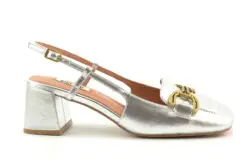 Bibi Lou metallic zilveren pumps