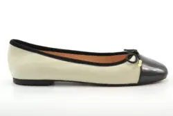 Inuovo ballerina creme/zwart