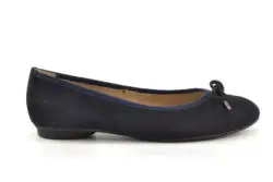 Paul Green ballerina's donkerblauw suede