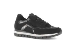 Gabor zwarte sneakers met rits H