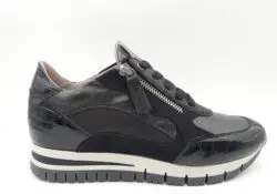 DL Sport zwarte sneakers met rits