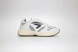 Hub witte sneakers met zwart