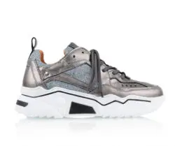 DWRS chunky sneakers grijs leer