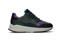 Xsensible sneakers grijs-groen-paars GX
