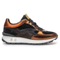 Floris van Bommel donkerbruine sneakers