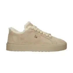 Blackstone beige sneakers met wol