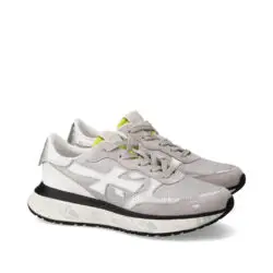 Premiata luxe sneakers grijs-beige