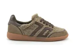 Back 70 teddy sneakers taupe-bruin