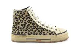 Rebecca White mid sneakers leopard beige