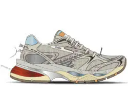 Etonic Kendari sneakers beige-zilver-geel