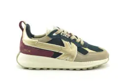 Kaotiko sneakers bordo-blauw-beige