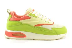 The Hoff Brand lage sneakers groen-oranje