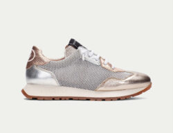 Hispanitas slip-on sneakers wit-zilver