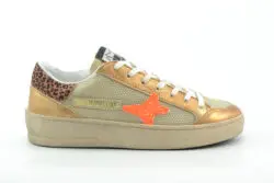 AMA luxe sneakers goud-brons