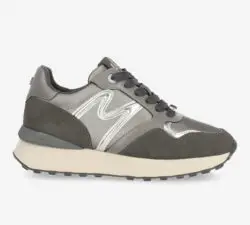 Mexx lage sneakers zilver-grijs