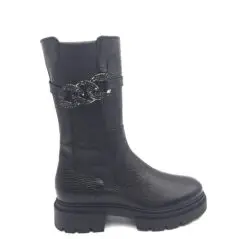 DL Sport zwarte leren kuitlaars