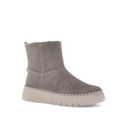 Gabor beige suede enkellaarsje