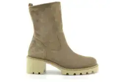 Paul Green taupe suede enkellaarzen