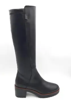 DL Sport zwarte leren laarzen