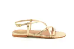 Atelier Tropezien gouden sandalen