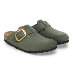 Birkenstock muilen groen nubuck