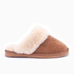 Warmbat dames pantoffels Flurry  cognac