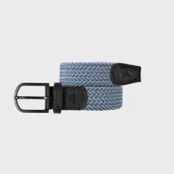 Billy Belt elastische herenriem grijs combi