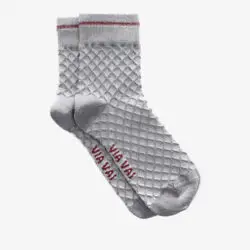 Via Vai dames sokken grijs