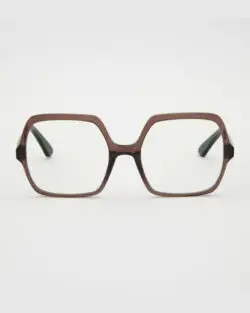 GLAS Nathalie dark brown readers