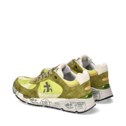 Premiata luxe sneakers groen-geel