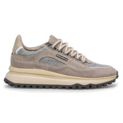 Floris van Bommel bruine sneakers