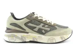 Premiata luxe sneakers grijs combi